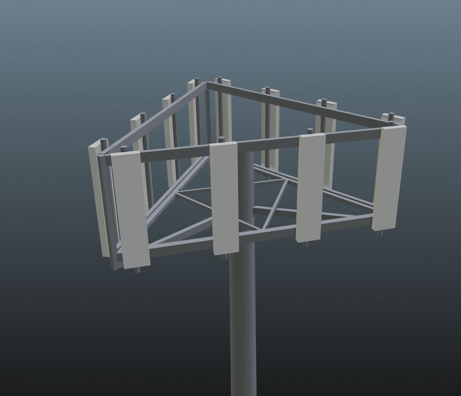 Low Poly Cell Phone Tower preview image 1